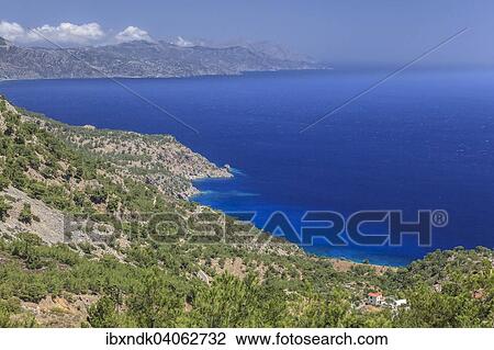 "Coast, blue sea, Karpathos, Dodecanese, South Aegean, Greece, Europe" View Large Photo Image Stock Image - "Coast, blue sea, Karpathos, Dodecanese, South Aegean, Greece, Europe". Fotosearch