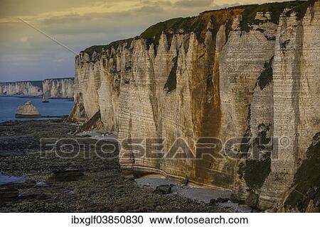 "Coast with chalk cliffs, Etretat, Normandy, France, Europe" View Large Photo Image Stock Image - "Coast with chalk cliffs, Etretat, Normandy, France, Europe". Fotosearch