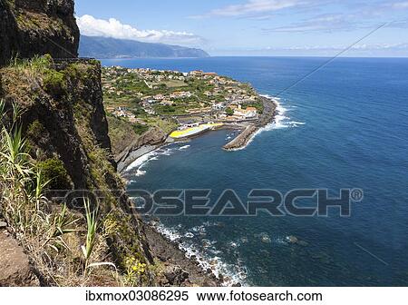 "Coastal cliffs near Ponta Delgada, Vicente, Boaventura, Madeira, Portugal, Europe" View Large Photo Image Stock Photography - "Coastal cliffs near Ponta Delgada, Vicente, Boaventura, Madeira, Portugal, Europe". Fotosearch