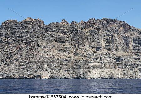 Picture - "Coastal cliffs of Los Gigantes, Tenerife, Canary Islands, Spain, Europe". Fotosearch