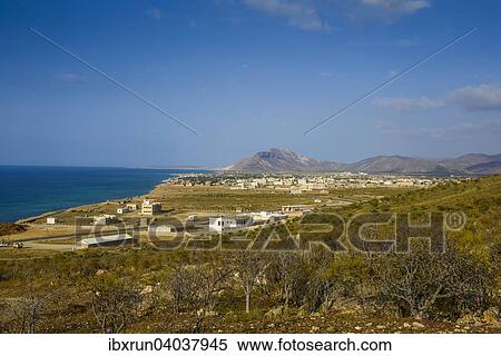 Stock Photography - "Coastline, Hadibu, island of Socotra, Yemen, Asia". Fotosearch