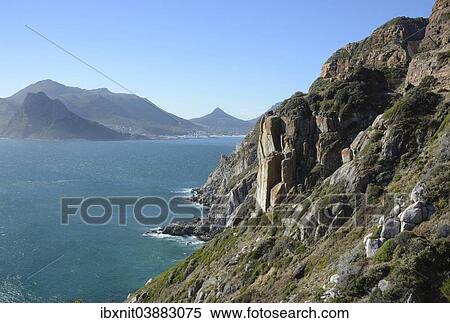 Stock Photography - "Coastline, Hout Bay, Cape Peninsula, Western Cape, South Africa, Africa". Fotosearch