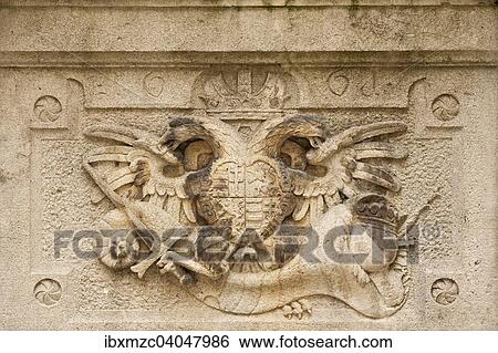 "Coat of Arms of the free city of Regensburg with imperial eagle from 1661, on Justitiabrunnen fountain, Justitia-Hof square, Regensburg, Upper Palatinate, Bavaria, Germany, Europe" View Large Photo Image Stock Photograph - "Coat of Arms of the free city of Regensburg with imperial eagle from 1661, on Justitiabrunnen fountain, Justitia-Hof square, Regensburg, Upper Palatinate, Bavaria, Germany, Europe". Fotosearch