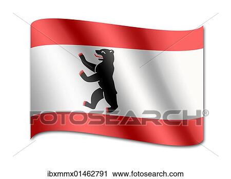 Stock Image - "Coat of arms of the state and city of Berlin, Germany, Europe". Fotosearch