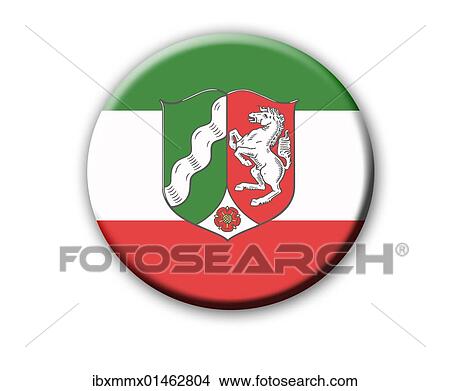 "Coat of arms of the state North Rhine-Westphalia, Germany, Europe" View Large Photo Image Picture - "Coat of arms of the state North Rhine-Westphalia, Germany, Europe". Fotosearch