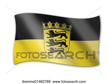 Stock Photo - "Coat of arms of the state of Baden-Wuerttemberg, Germany, Europe". Fotosearch