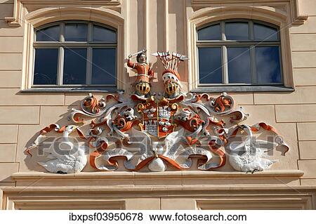 "Coat of arms on the Town Hall, Zwickau, Saxony, Germany, Europe" View Large Photo Image Stock Photo - "Coat of arms on the Town Hall, Zwickau, Saxony, Germany, Europe". Fotosearch