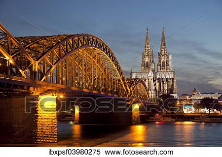 "Cologne Cathedral and Hohenzollern Bridge, Cologne, North Rhine-Westphalia, Germany, Europe" View Large Photo Image Stock Photography - "Cologne Cathedral and Hohenzollern Bridge, Cologne, North Rhine-Westphalia, Germany, Europe". Fotosearch