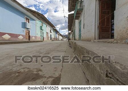 "Colorful colonial-style houses, Celendin, Cajamarca, Peru, South America" View Large Photo Image Stock Photography - "Colorful colonial-style houses, Celendin, Cajamarca, Peru, South America". Fotosearch