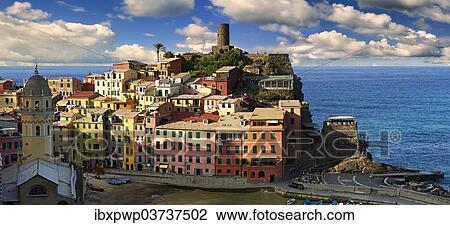 "Colorful houses on the coast, UNESCO World Heritage Site, Vernazza, Cinque Terre, Liguria, Italy, Europe" View Large Photo Image Stock Image - "Colorful houses on the coast, UNESCO World Heritage Site, Vernazza, Cinque Terre, Liguria, Italy, Europe". Fotosearch