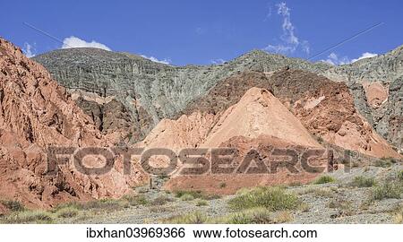 "Colorful mineral-rich mountains, at Purmamarca, Jujuy Province, Argentina, South America" View Large Photo Image Stock Photograph - "Colorful mineral-rich mountains, at Purmamarca, Jujuy Province, Argentina, South America". Fotosearch