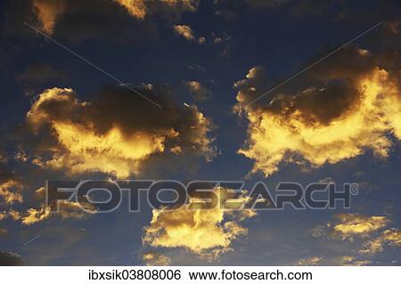 "Coloured clouds in the sky, Germany, Europe" View Large Photo Image Stock Photograph - "Coloured clouds in the sky, Germany, Europe". Fotosearch
