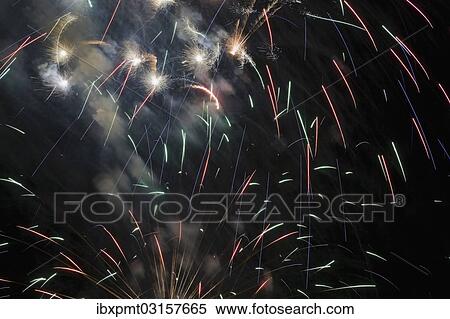 "Colourful fireworks in the night sky, Laval, Quebec Province, Canada, North America" View Large Photo Image Stock Photography - "Colourful fireworks in the night sky, Laval, Quebec Province, Canada, North America". Fotosearch