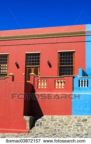 "Colourful houses, Bo-Kaap, Cape Town, Western Cape, South Africa, Africa" View Large Photo Image Stock Photo - "Colourful houses, Bo-Kaap, Cape Town, Western Cape, South Africa, Africa". Fotosearch