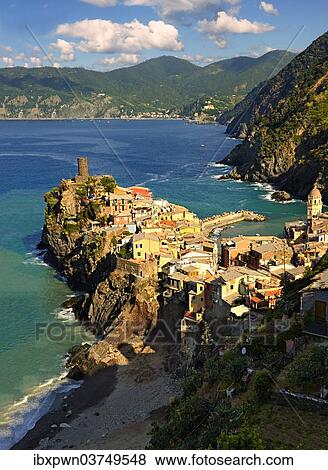 "Colourful houses, the fishing port of Vernazza in the morning light, UNESCO World Heritage Site, Cinque Terre National Park, Vernazza, Liguria, Italy, Europe" View Large Photo Image Stock Photo - "Colourful houses, the fishing port of Vernazza in the morning light, UNESCO World Heritage Site, Cinque Terre National Park, Vernazza, Liguria, Italy, Europe". Fotosearch