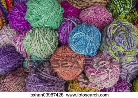 "Colourful wool, Chile, South America" View Large Photo Image Stock Photo - "Colourful wool, Chile, South America". Fotosearch