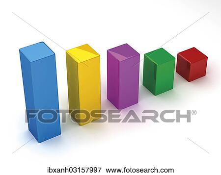 Stock Photo - Column chart. Fotosearch