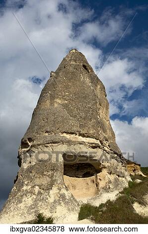 "Cone of tuff, chimney, Goereme, Cappadocia, Turkey, Asia" View Large Photo Image Stock Photo - "Cone of tuff, chimney, Goereme, Cappadocia, Turkey, Asia". Fotosearch