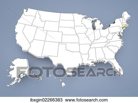 "Connecticut, CT, highlighted on a contour map of USA, United States of America, 3D illustration" View Large Photo Image Stock Image - "Connecticut, CT, highlighted on a contour map of USA, United States of America, 3D illustration". Fotosearch
