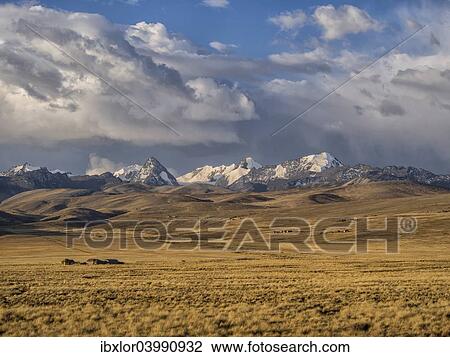 "Cordillera Real at sunset, Bolivian plateau Altiplano, La Paz, Bolivia, South America" View Large Photo Image Stock Image - "Cordillera Real at sunset, Bolivian plateau Altiplano, La Paz, Bolivia, South America". Fotosearch