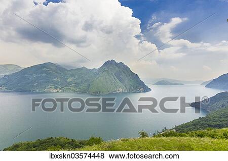 "Corna Trentapassi, 1248m, and Monte Isola island in Lake Iseo or Lago d'Iseo, Castro, Bergamo, Italy, Europe" View Large Photo Image Stock Photo - "Corna Trentapassi, 1248m, and Monte Isola island in Lake Iseo or Lago d'Iseo, Castro, Bergamo, Italy, Europe". Fotosearch