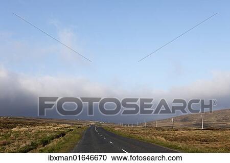 "Country road with low clouds, Achill Island, County Mayo, Connacht province, Republic of Ireland, Europe" View Large Photo Image Stock Image - "Country road with low clouds, Achill Island, County Mayo, Connacht province, Republic of Ireland, Europe". Fotosearch