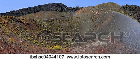 "Crater of Nea Kameni, volcanic island, panoramic view, Santorini, Cyclades, Aegean Sea, Greece, Europe" View Large Photo Image Stock Photo - "Crater of Nea Kameni, volcanic island, panoramic view, Santorini, Cyclades, Aegean Sea, Greece, Europe". Fotosearch