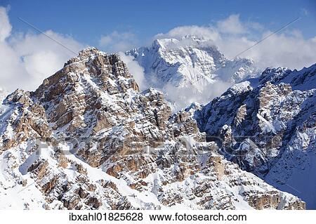 "Croda Rossa in winter, Dolomites, South Tyrol, Italy, Europe" View Large Photo Image Stock Photo - "Croda Rossa in winter, Dolomites, South Tyrol, Italy, Europe". Fotosearch