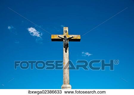 "Crucifix, field cross with a Christ figure, Swabian Alb, Baden-Wuerttemberg, Germany, Europe, PublicGround, Europe" View Large Photo Image Stock Image - "Crucifix, field cross with a Christ figure, Swabian Alb, Baden-Wuerttemberg, Germany, Europe, PublicGround, Europe". Fotosearch