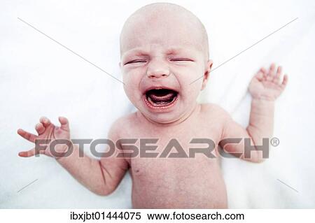 Stock Photography - Crying baby. Fotosearch