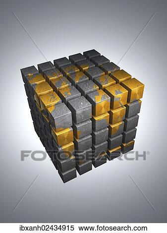 "Cube with a map of America, 3D illustration" View Large Photo Image Stock Photography - "Cube with a map of America, 3D illustration". Fotosearch