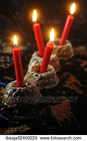 Cupcakes with candles View Large Photo Image Stock Photography - Cupcakes with candles. Fotosearch