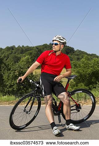 "Cyclist, 44 years, with a racing cycle, Winterbach, Baden-Wurttemberg, Germany, Europe" View Large Photo Image Stock Image - "Cyclist, 44 years, with a racing cycle, Winterbach, Baden-Wurttemberg, Germany, Europe". Fotosearch