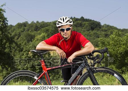 "Cyclist, 44 years, with a racing cycle, Winterbach, Baden-Wurttemberg, Germany, Europe" View Large Photo Image Stock Photography - "Cyclist, 44 years, with a racing cycle, Winterbach, Baden-Wurttemberg, Germany, Europe". Fotosearch