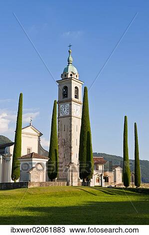 "Cypress (Cupressus) trees, Church of Sant Abbondio in Gentilino, near Montagnola, Lugano, Ticino, Switzerland, Europe" View Large Photo Image Stock Image - "Cypress (Cupressus) trees, Church of Sant Abbondio in Gentilino, near Montagnola, Lugano, Ticino, Switzerland, Europe". Fotosearch