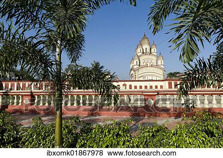 "Dakshineshwar Temple, Parganas district, near Calcutta, West Bengal, India, Asia" View Large Photo Image Stock Photo - "Dakshineshwar Temple, Parganas district, near Calcutta, West Bengal, India, Asia". Fotosearch