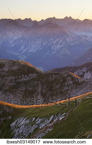 "Dalfazer Joch ridge from Mount Hochiss in the Rofan massif, Rofan, Tyrol, Austria, Brandenberg Alps, Rofan, Tyrol, Austria, Europe" View Large Photo Image Stock Photo - "Dalfazer Joch ridge from Mount Hochiss in the Rofan massif, Rofan, Tyrol, Austria, Brandenberg Alps, Rofan, Tyrol, Austria, Europe". Fotosearch