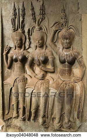 "Dancers, sculptural relief, Angkor Wat, Siem Reap, Cambodia, Asia" View Large Photo Image Stock Photo - "Dancers, sculptural relief, Angkor Wat, Siem Reap, Cambodia, Asia". Fotosearch