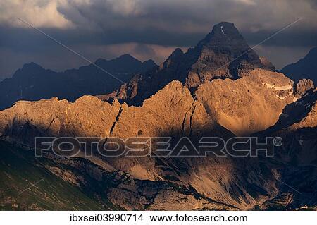 "Dark clouds above the Allgau Alps, with peaks of Hochvogel, Oberstdorf, Bavaria, Germany, Europe" View Large Photo Image Picture - "Dark clouds above the Allgau Alps, with peaks of Hochvogel, Oberstdorf, Bavaria, Germany, Europe". Fotosearch