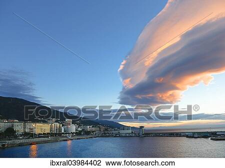 "Dawn, harbour, Bastia, Corsica, France, Europe" View Large Photo Image Stock Image - "Dawn, harbour, Bastia, Corsica, France, Europe". Fotosearch
