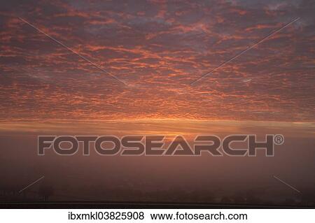 "Dawn with ground fog, Baden-Wurttemberg, Germany, Europe" View Large Photo Image Stock Photo - "Dawn with ground fog, Baden-Wurttemberg, Germany, Europe". Fotosearch
