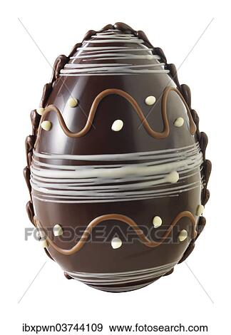 Decorated chocolate Easter egg View Large Photo Image Stock Photo - Decorated chocolate Easter egg. Fotosearch