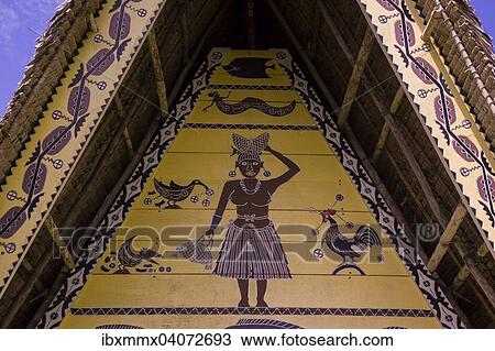 "Decoration on a traditional Bai, men's house, Babeldaob, Palau, Oceania" View Large Photo Image Stock Image - "Decoration on a traditional Bai, men's house, Babeldaob, Palau, Oceania". Fotosearch