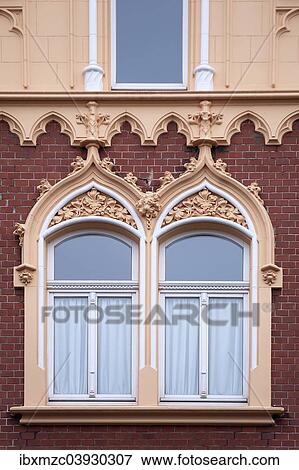 "Decorative window frames, around 1900, Munster, Munsterland, North Rhine-Westphalia, Germany, Europe" View Large Photo Image Stock Photo - "Decorative window frames, around 1900, Munster, Munsterland, North Rhine-Westphalia, Germany, Europe". Fotosearch