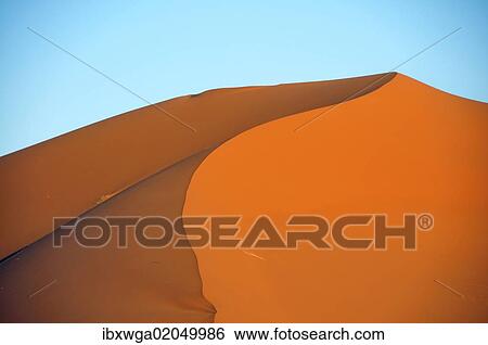 "Desert, sand dune of Erg Chebbi, Morocco, Africa" View Large Photo Image Stock Photograph - "Desert, sand dune of Erg Chebbi, Morocco, Africa". Fotosearch