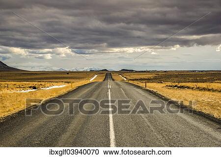 "Deserted country road, Snaefellsness Peninsula, Western Region, Vesturland, Iceland, Europe" View Large Photo Image Stock Image - "Deserted country road, Snaefellsness Peninsula, Western Region, Vesturland, Iceland, Europe". Fotosearch
