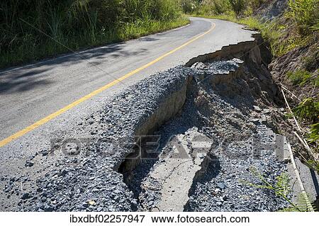 "Destroyed tarmac road, Northern Thailand, Thailand, Asia" View Large Photo Image Stock Photo - "Destroyed tarmac road, Northern Thailand, Thailand, Asia". Fotosearch