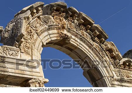 "Detail view of an ancient building, ruins of Ephesus, Efes, Selcuk, Turkey, Asia" View Large Photo Image Stock Photo - "Detail view of an ancient building, ruins of Ephesus, Efes, Selcuk, Turkey, Asia". Fotosearch