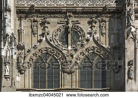 "Detailed view of the main facade, 1385-1415, Gothic Regensburg Cathedral, UNESCO World Heritage Site, 1273, Regensburg, Upper Palatinate, Bavaria, Germany, Europe" View Large Photo Image Stock Image - "Detailed view of the main facade, 1385-1415, Gothic Regensburg Cathedral, UNESCO World Heritage Site, 1273, Regensburg, Upper Palatinate, Bavaria, Germany, Europe". Fotosearch