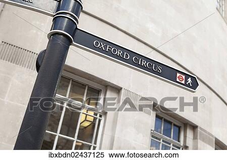 "Direction sign """"Oxford Circus"""", London, England, United Kingdom, Europe" View Large Photo Image Stock Photography - "Direction sign """"Oxford Circus"""", London, England, United Kingdom, Europe". Fotosearch